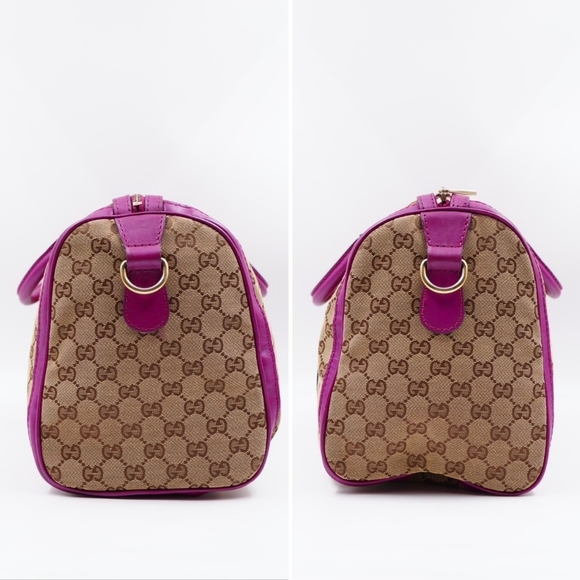 BA01❤️ Gucci GG Canvas Boston Bag - Picture 7 of 16